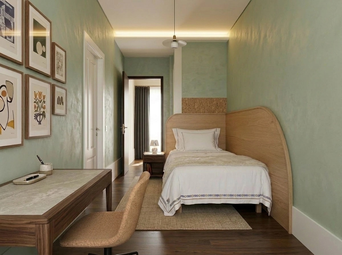 Portuguese Modern Quarto design — interior photo by GenRoom AI