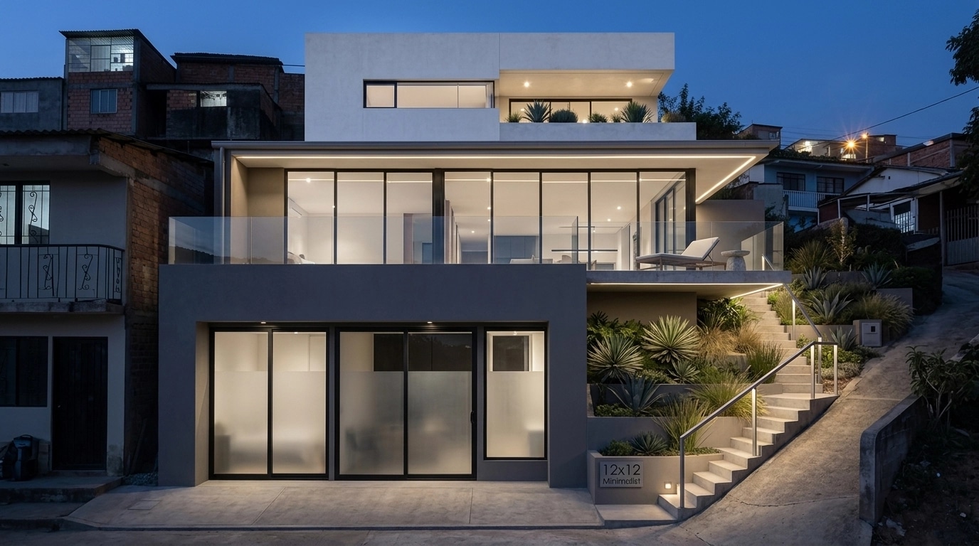 Facade design in Minimalist Facade style — Facade by GenRoom AI