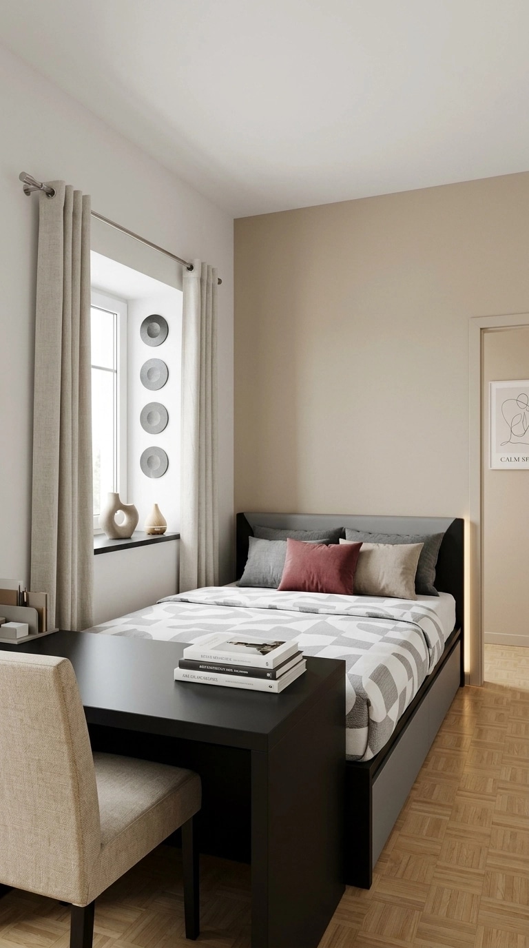 Minimalism Bedroom design — interior photo by GenRoom AI