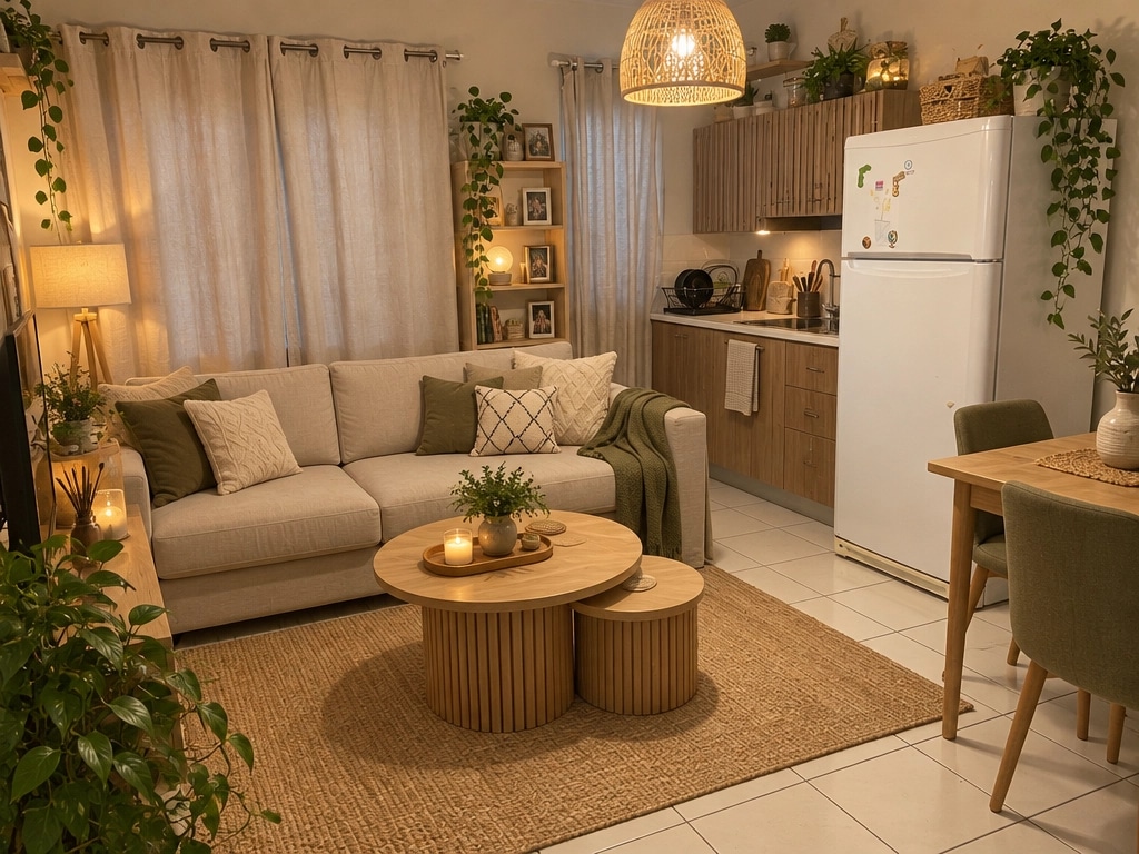 Interior design in Scandinavian style — Living Room by GenRoom AI
