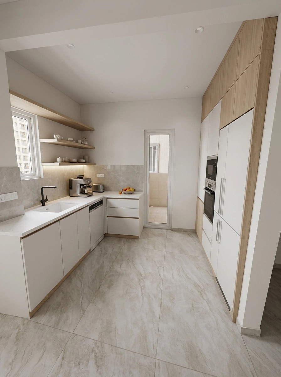 Interior design in Scandinavian style — Kitchen by GenRoom AI