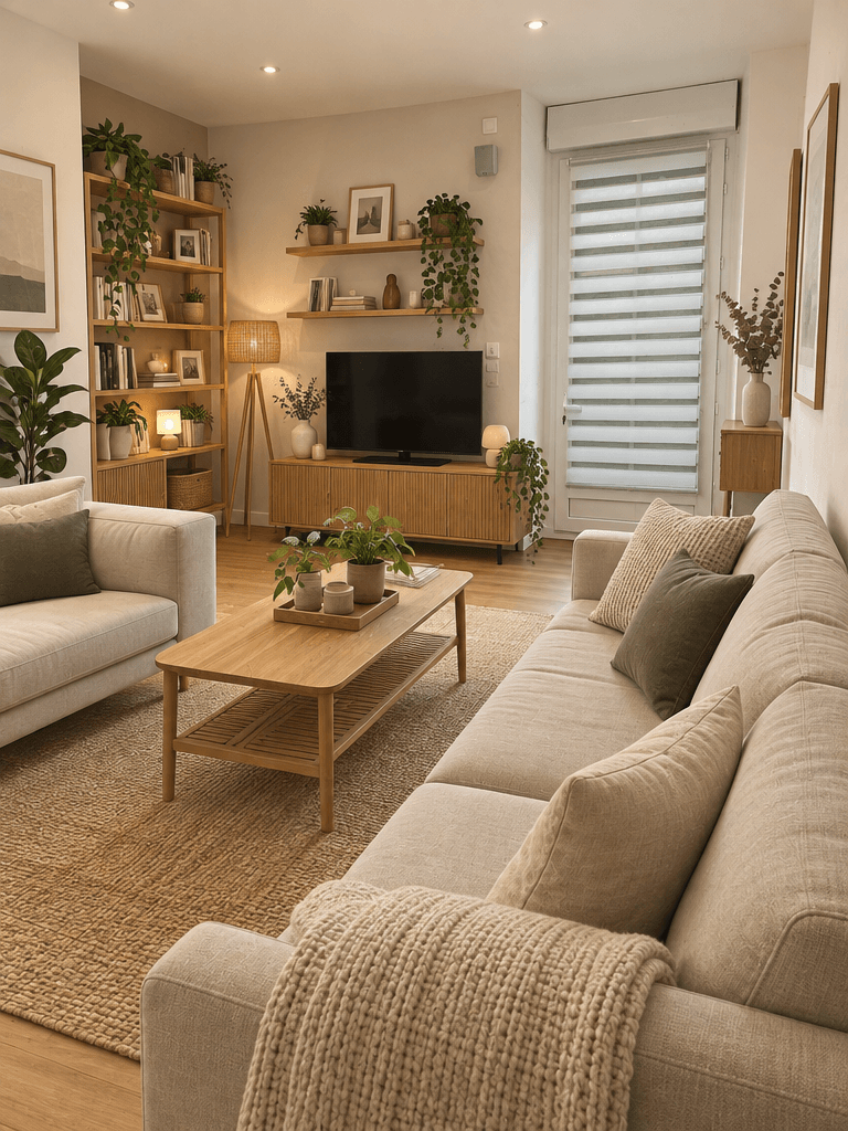 Scandinavian Living Room design — interior photo by GenRoom AI