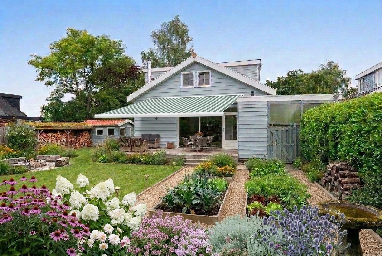 Landscape design in Eco Natural Garden style — Yard by GenRoom AI