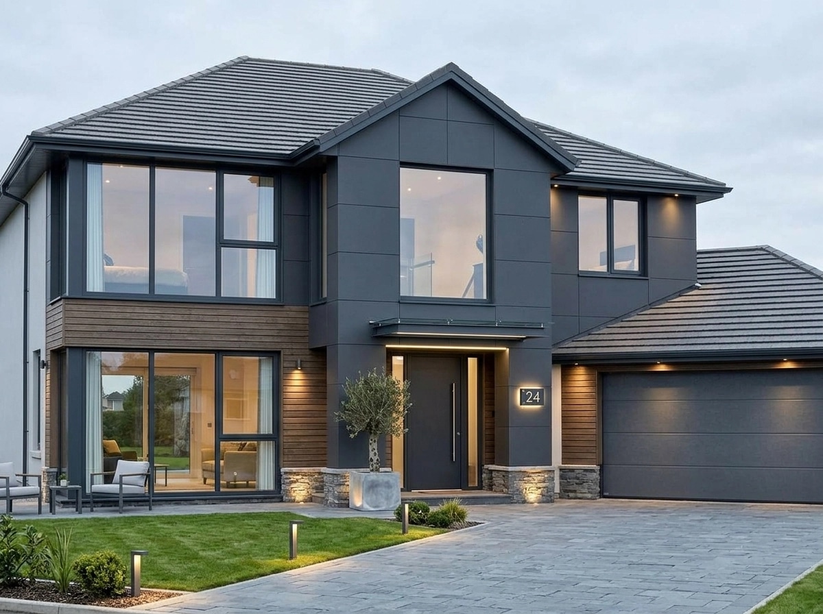 Facade design in Contemporary Facade style — Facade by GenRoom AI
