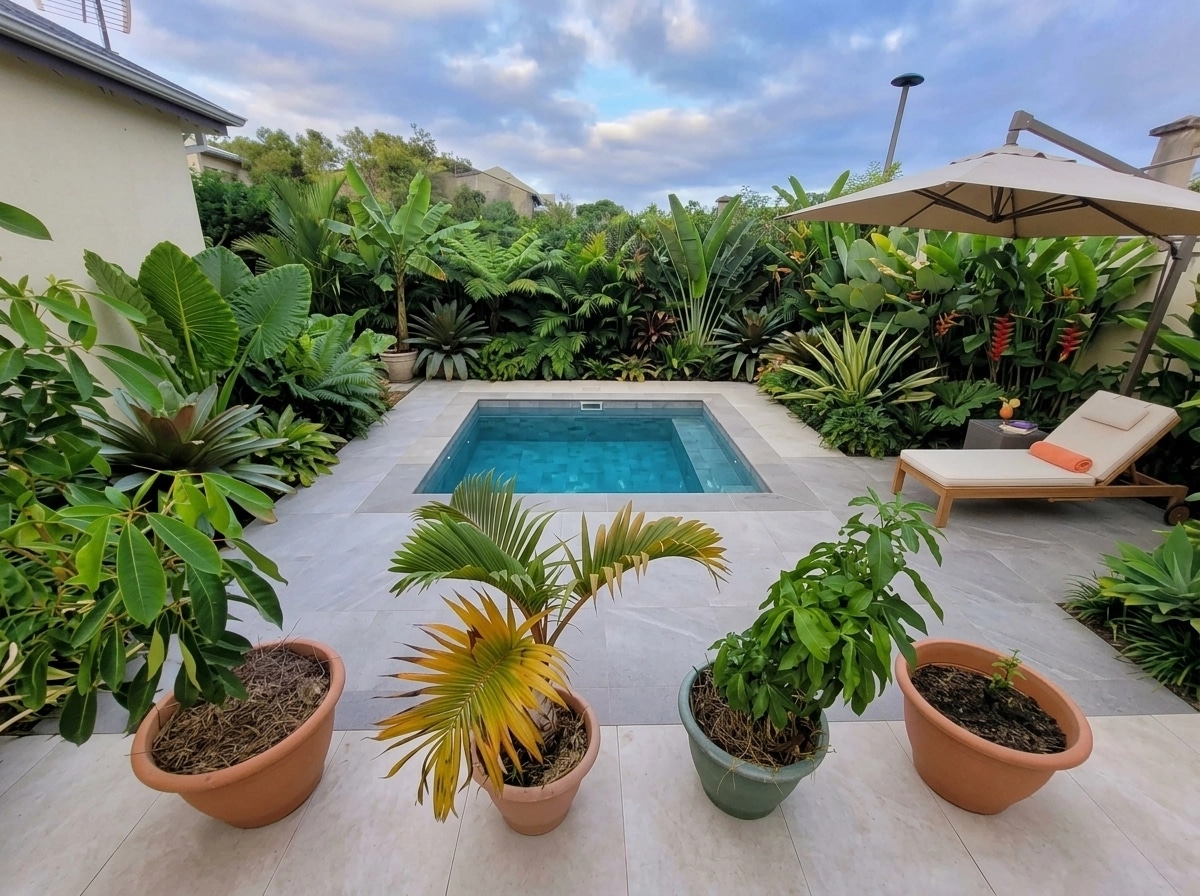 Yard design in no_style style — photo by GenRoom AI