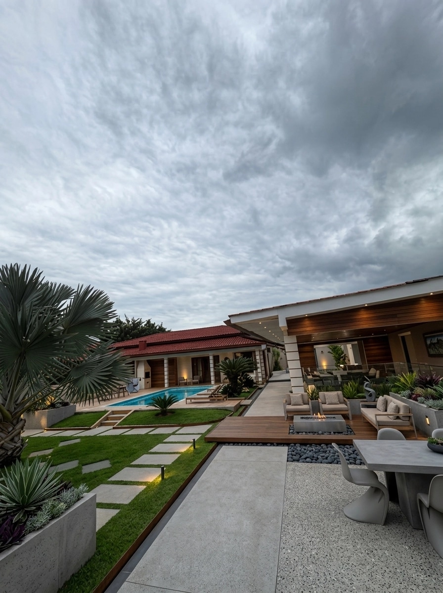 Contemporary Yard Yard design — yard photo by GenRoom AI