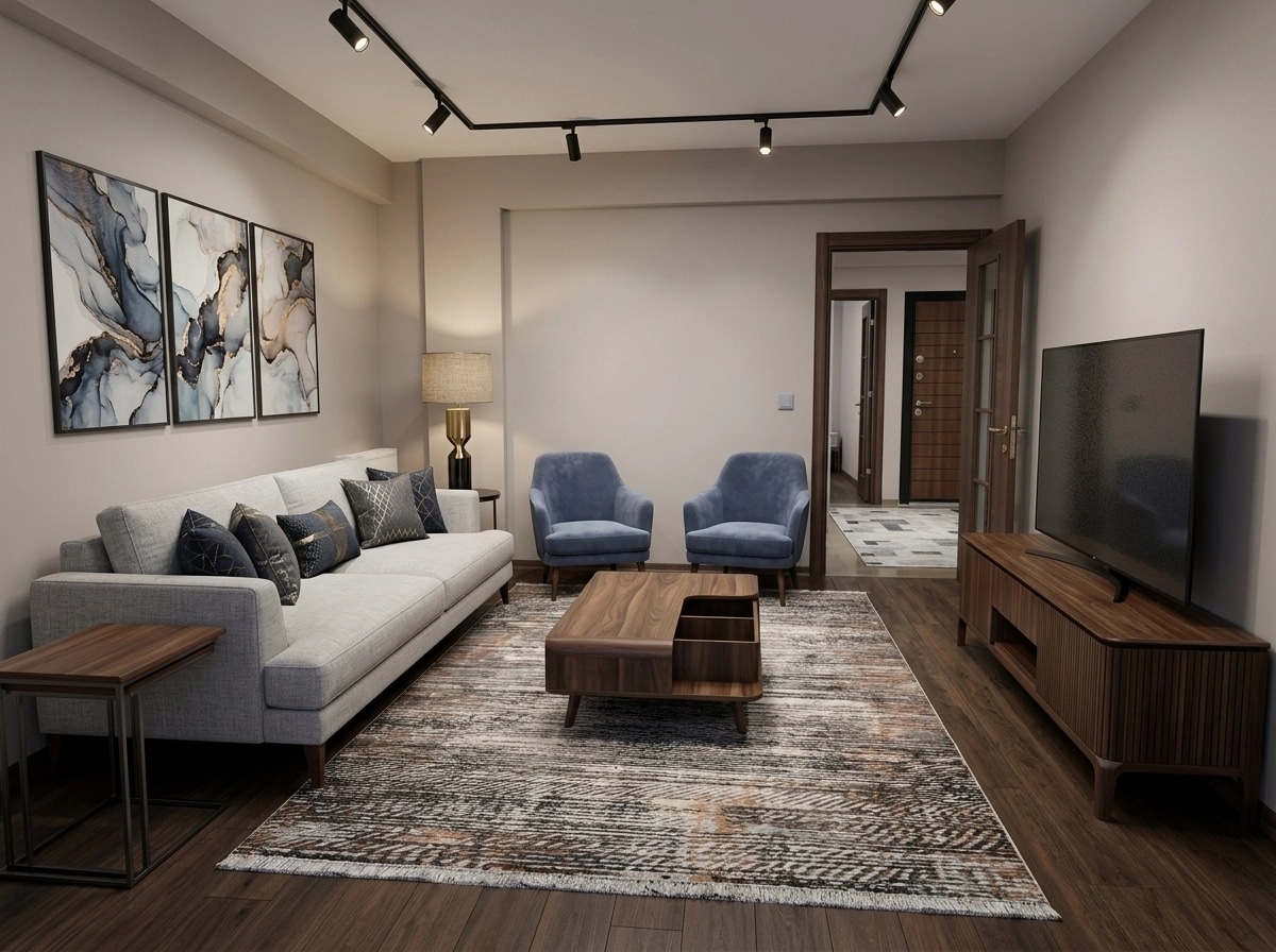 Interior design in Contemporary style — Living Room by GenRoom AI
