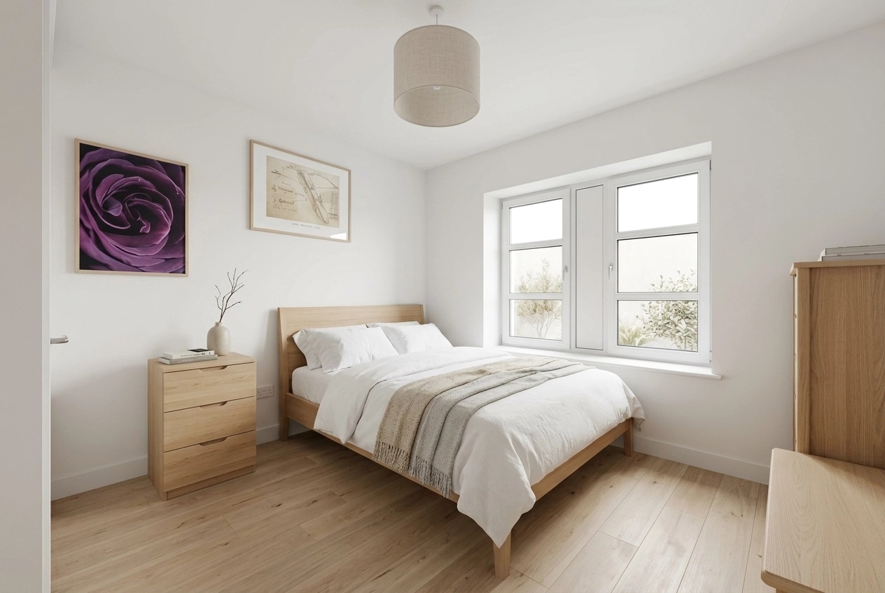Minimalism Bedroom design — interior photo by GenRoom AI