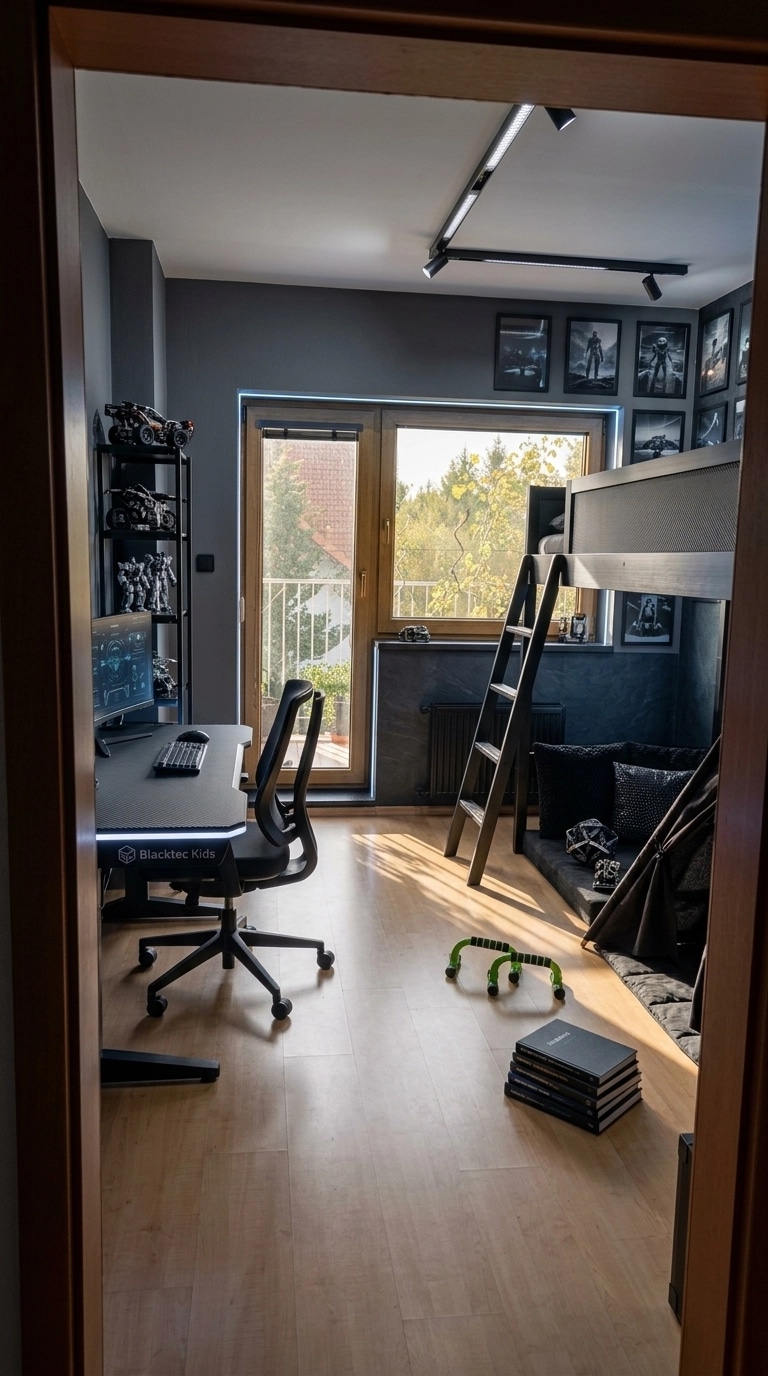 Blacktec Kids Room design — interior photo by GenRoom AI