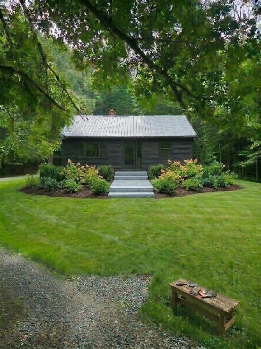 Landscape design in Eco Natural Garden style — Yard by GenRoom AI