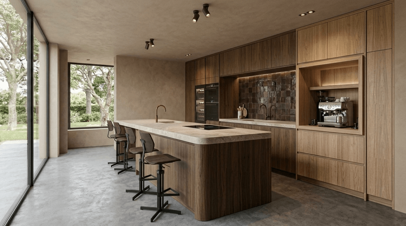 Kitchen interior in no_style style — photo by GenRoom AI