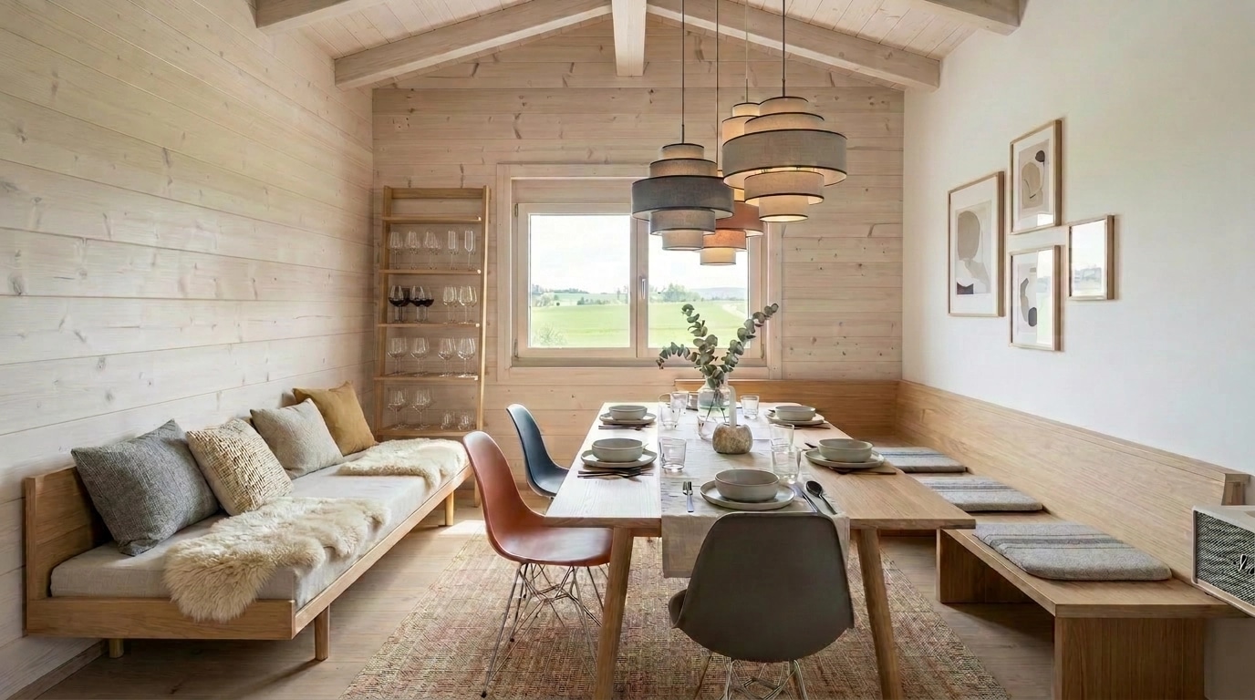 Interior design in Coastal / Hamptons style — dining_room by GenRoom AI