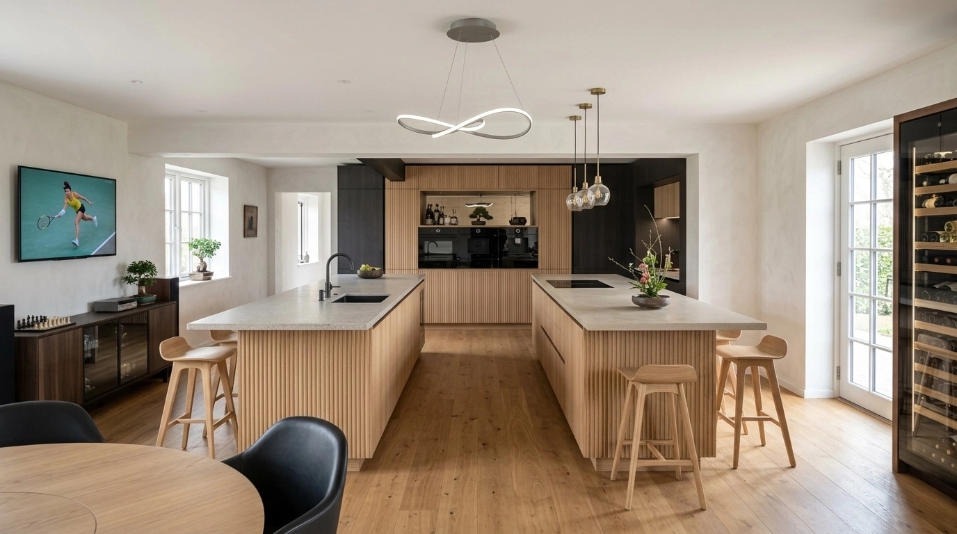 Interior design in Japandi style — Kitchen by GenRoom AI