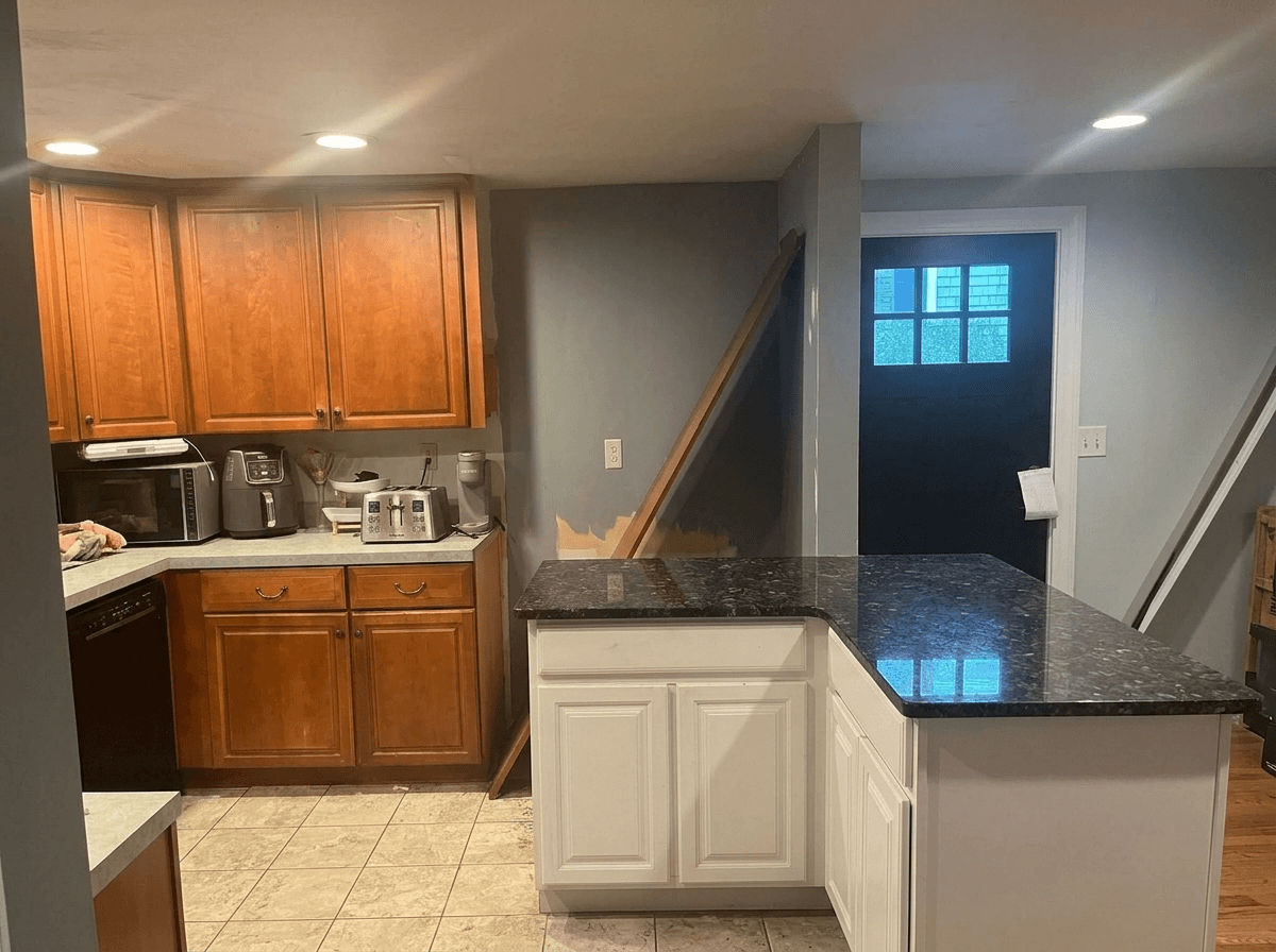 Kitchen interior in no_style style — photo by GenRoom AI