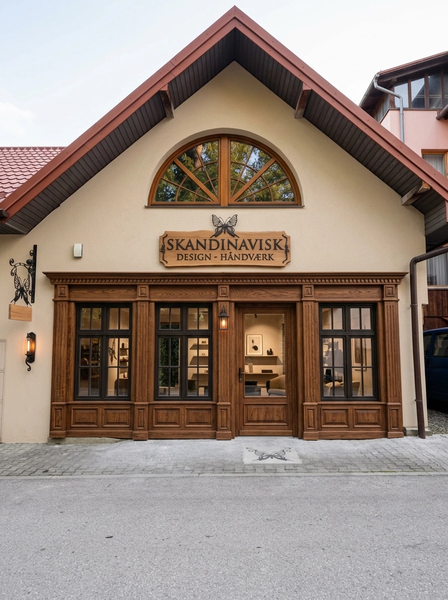 Scandinavian Facade Facade design — facade photo by GenRoom AI