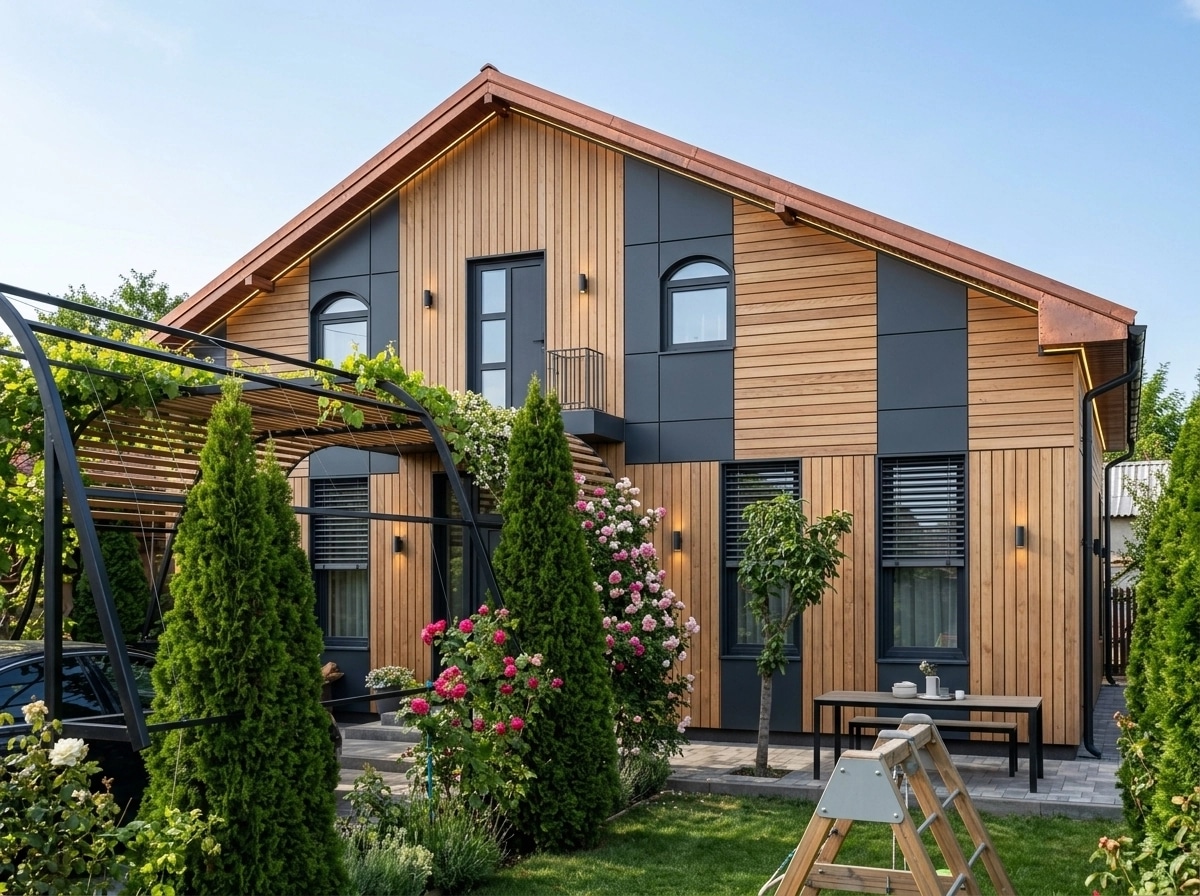 Scandinavian Facade Facade design — facade photo by GenRoom AI