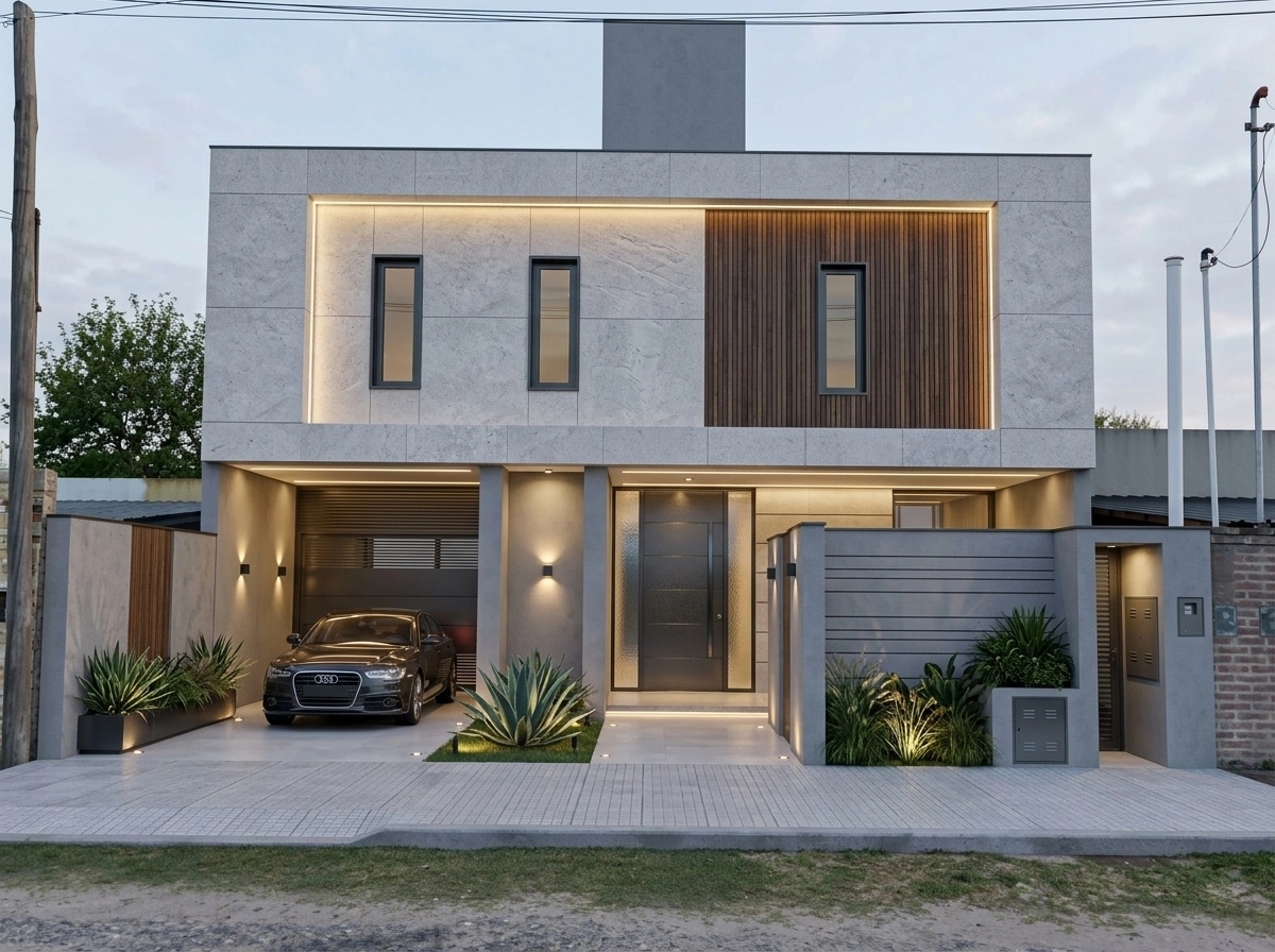 Contemporary Facade Facade design — facade photo by GenRoom AI