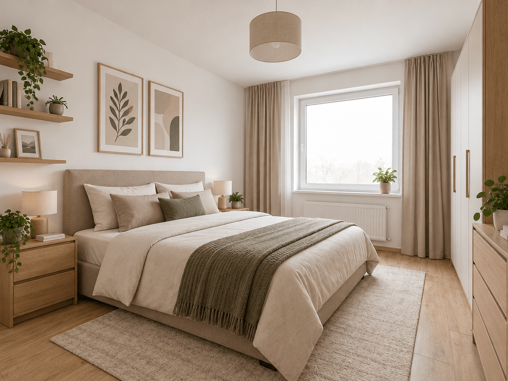 Bedroom interior in no_style style — photo by GenRoom AI