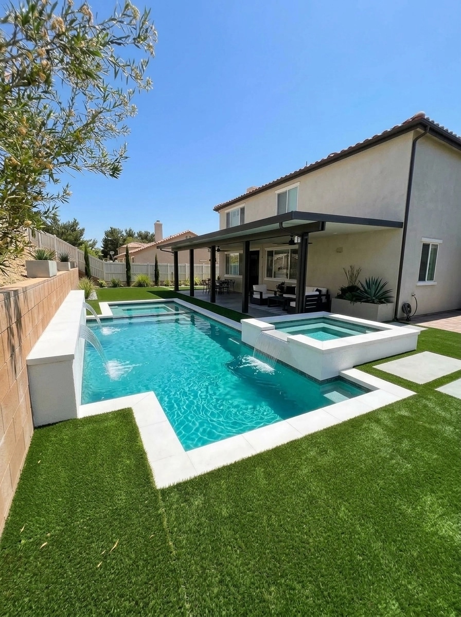 Landscape design in Minimalist Yard style — Yard by GenRoom AI