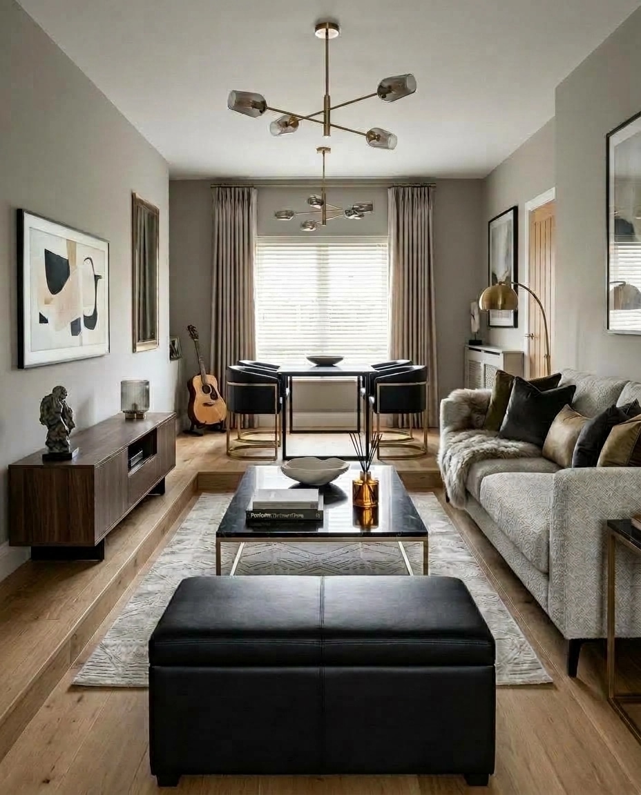 Interior design in Contemporary style — Living Room by GenRoom AI