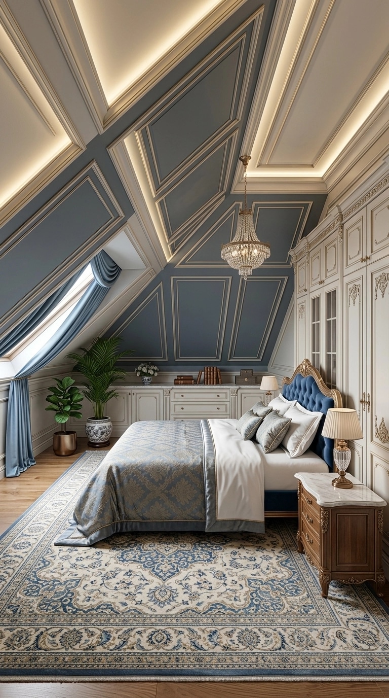 Neoclassic Bedroom design — interior photo by GenRoom AI