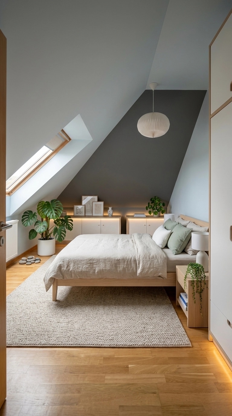 Scandinavian Bedroom design — interior photo by GenRoom AI