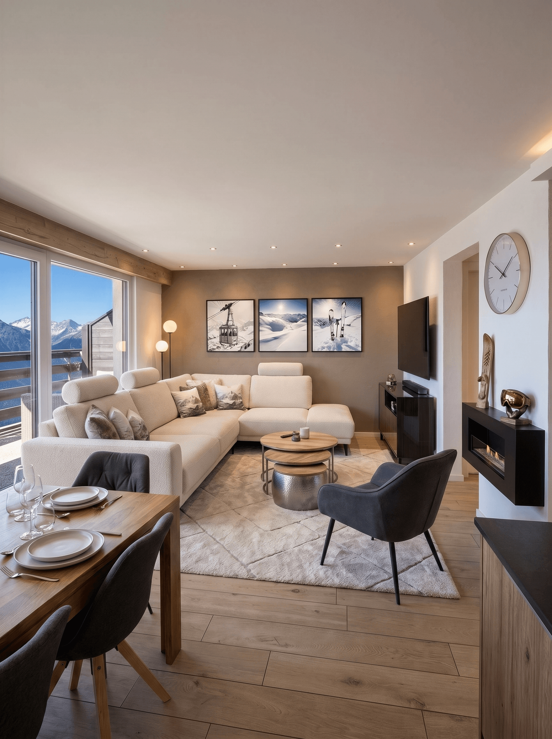 Interior design in Contemporary style — Living Room by GenRoom AI