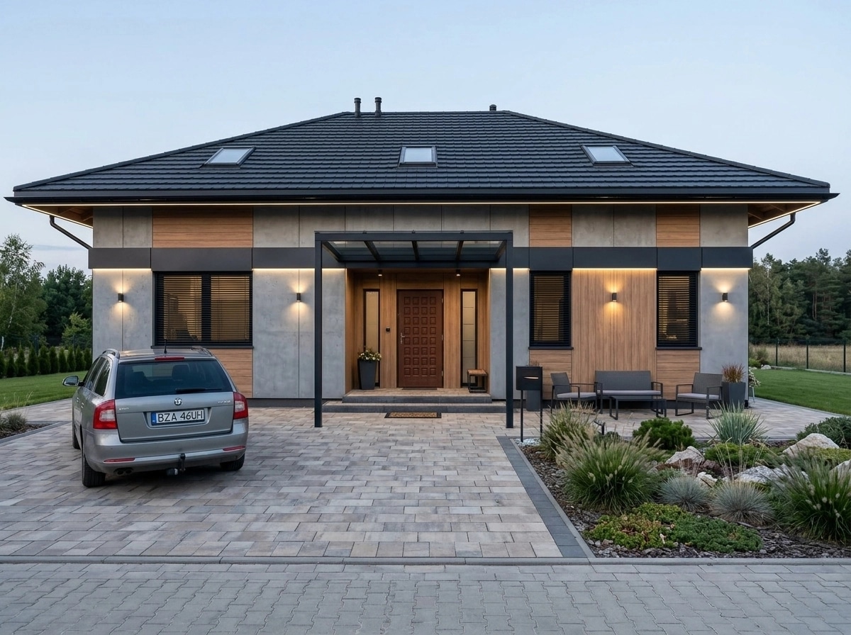 Contemporary Facade Facade design — facade photo by GenRoom AI
