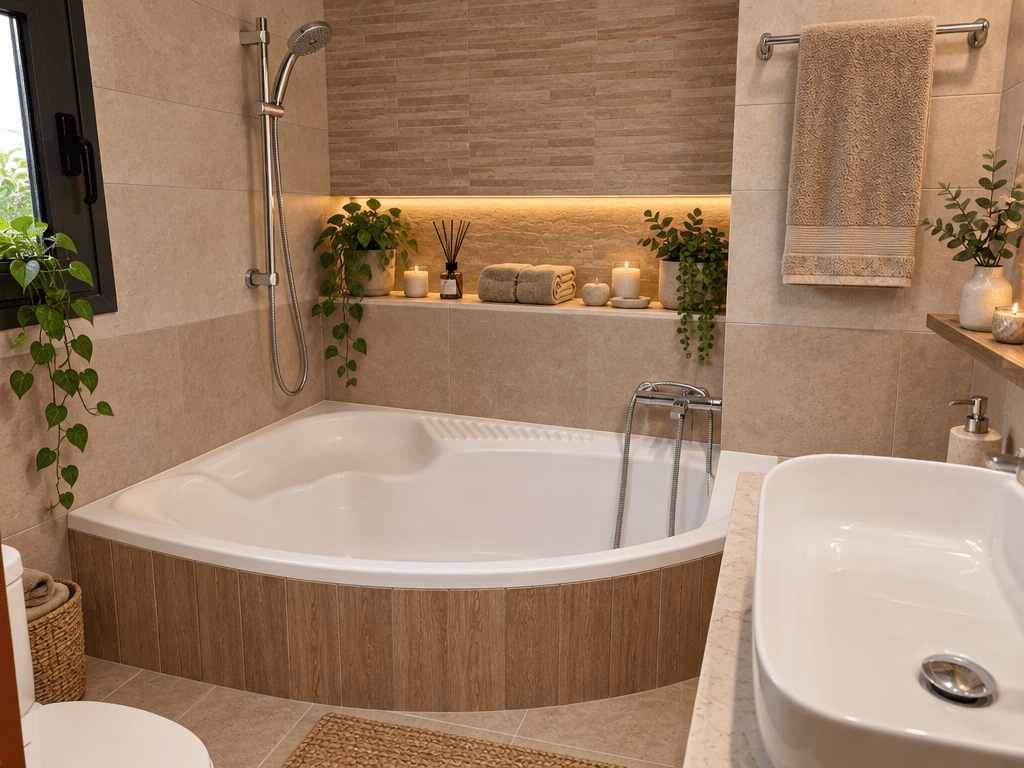 Bathroom interior in no_style style — photo by GenRoom AI