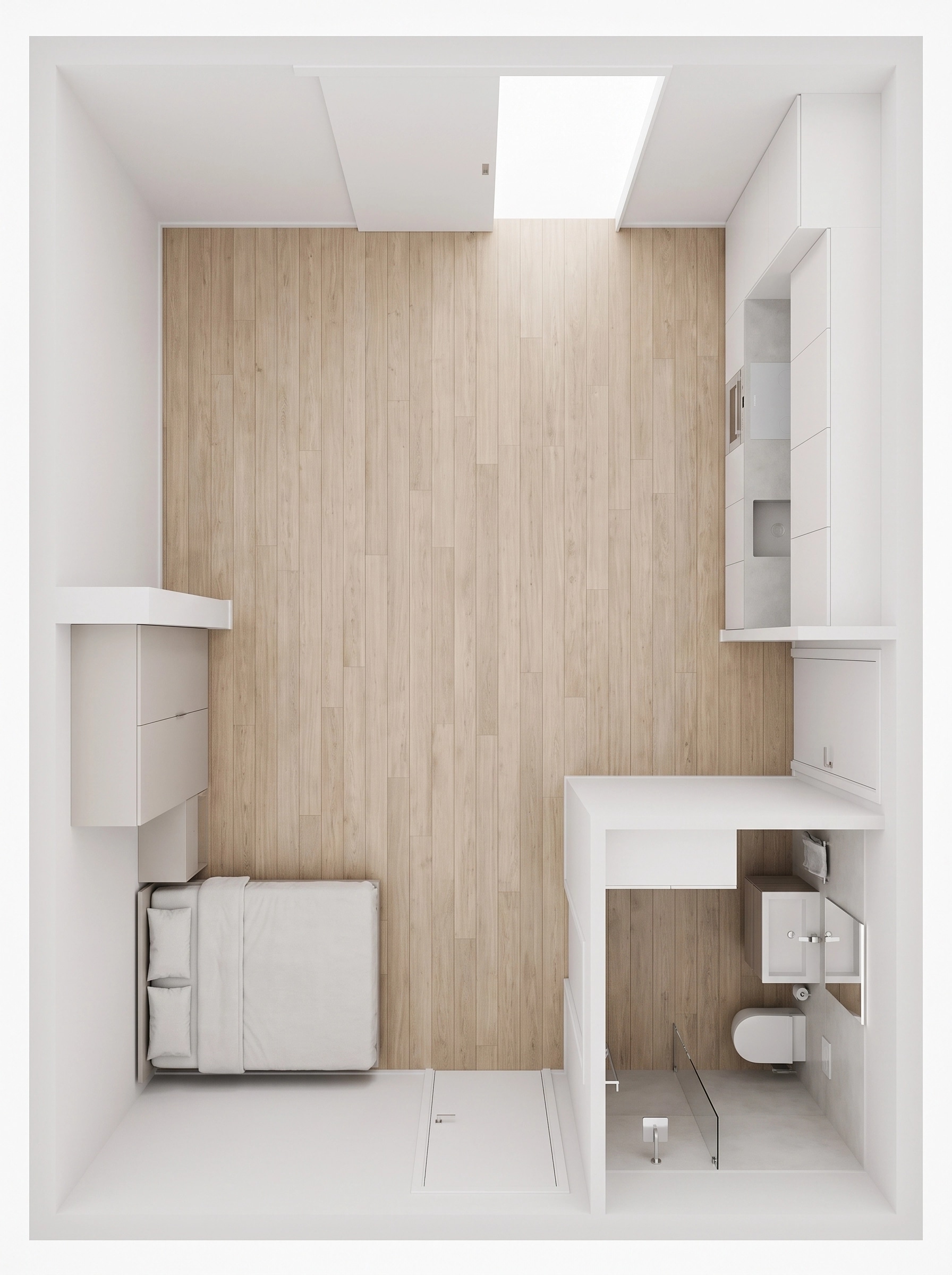 Interior design in Minimalism style — Living Room by GenRoom AI