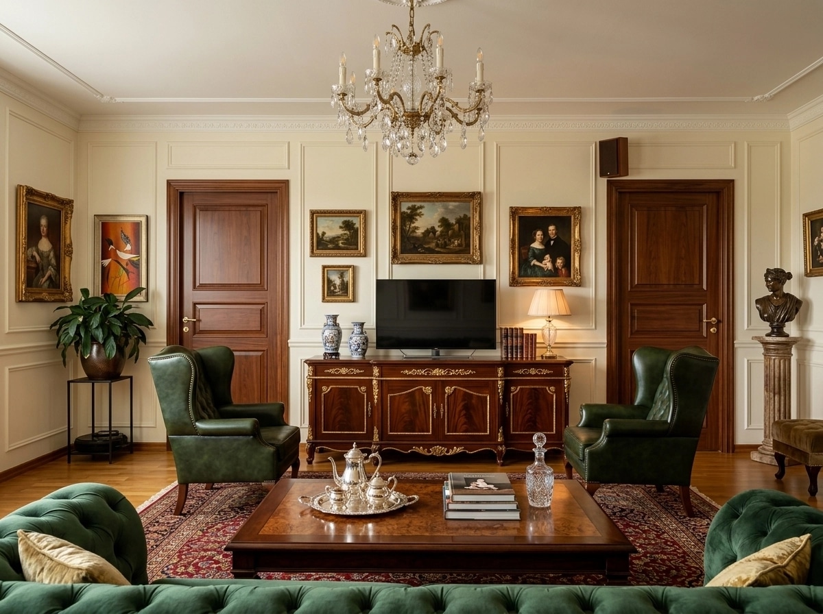 Interior design in Classic style — Living Room by GenRoom AI