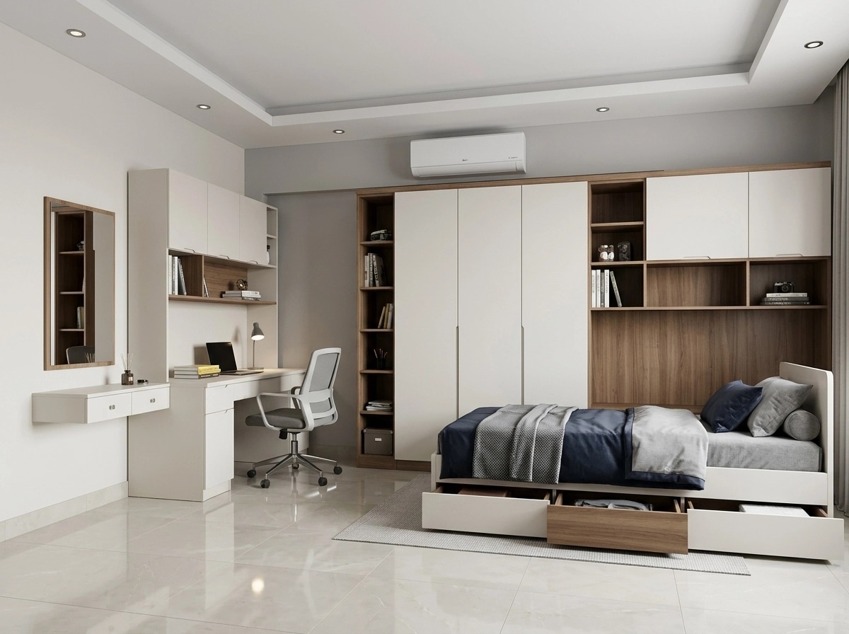 Interior design in Minimalism style — Kids Room by GenRoom AI