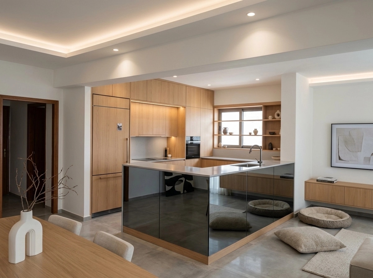 Minimalism Dapur design — interior photo by GenRoom AI