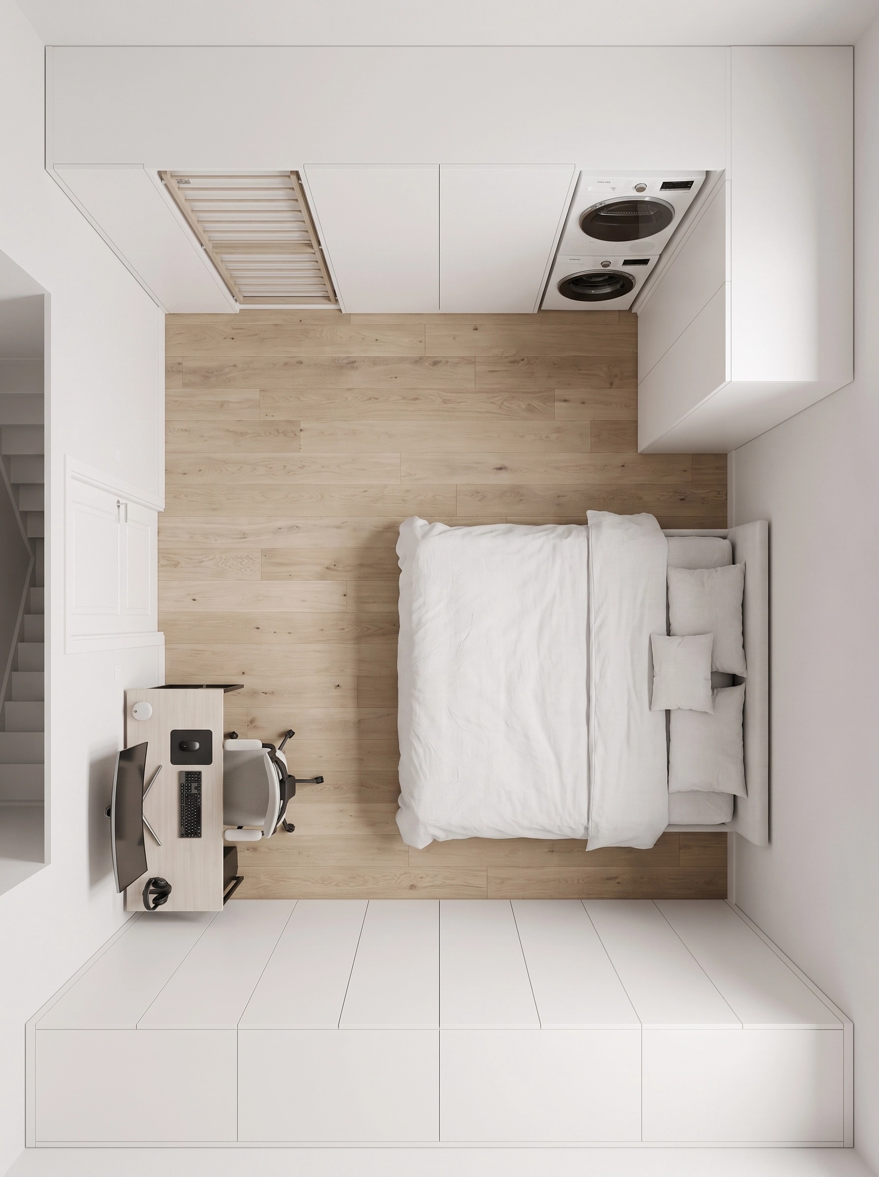 Interior design in Minimalism style — Living Room by GenRoom AI