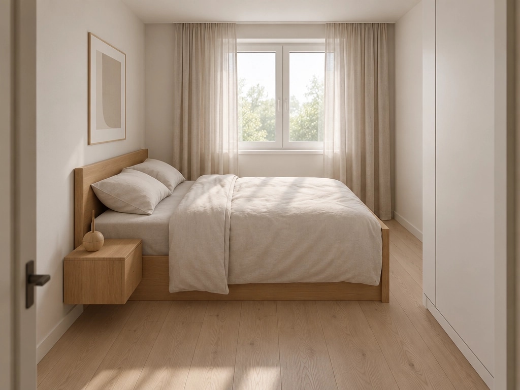 Minimalism Bedroom design — interior photo by GenRoom AI