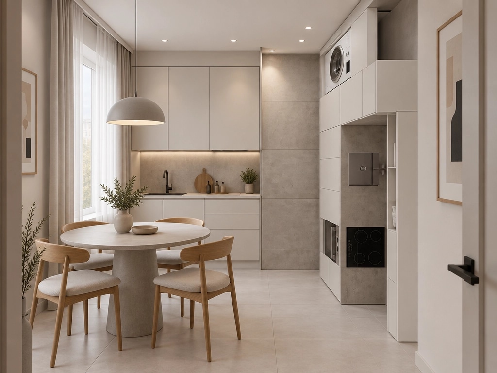 Minimalism Dapur design — interior photo by GenRoom AI