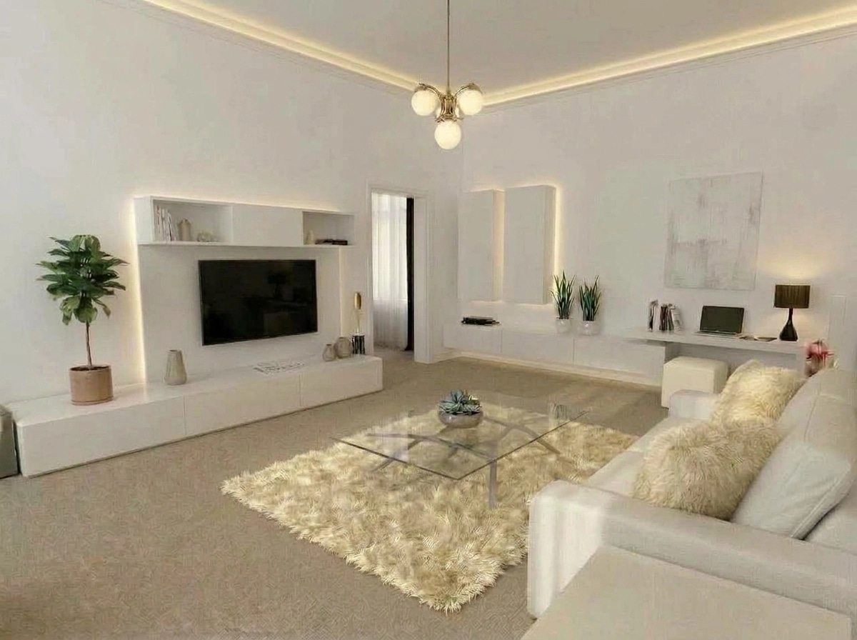 Minimalism Living Room design — interior photo by GenRoom AI