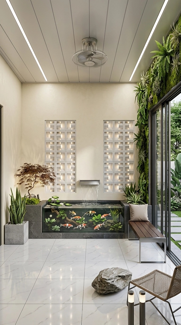 Landscape design in Minimalist Yard style — Yard by GenRoom AI