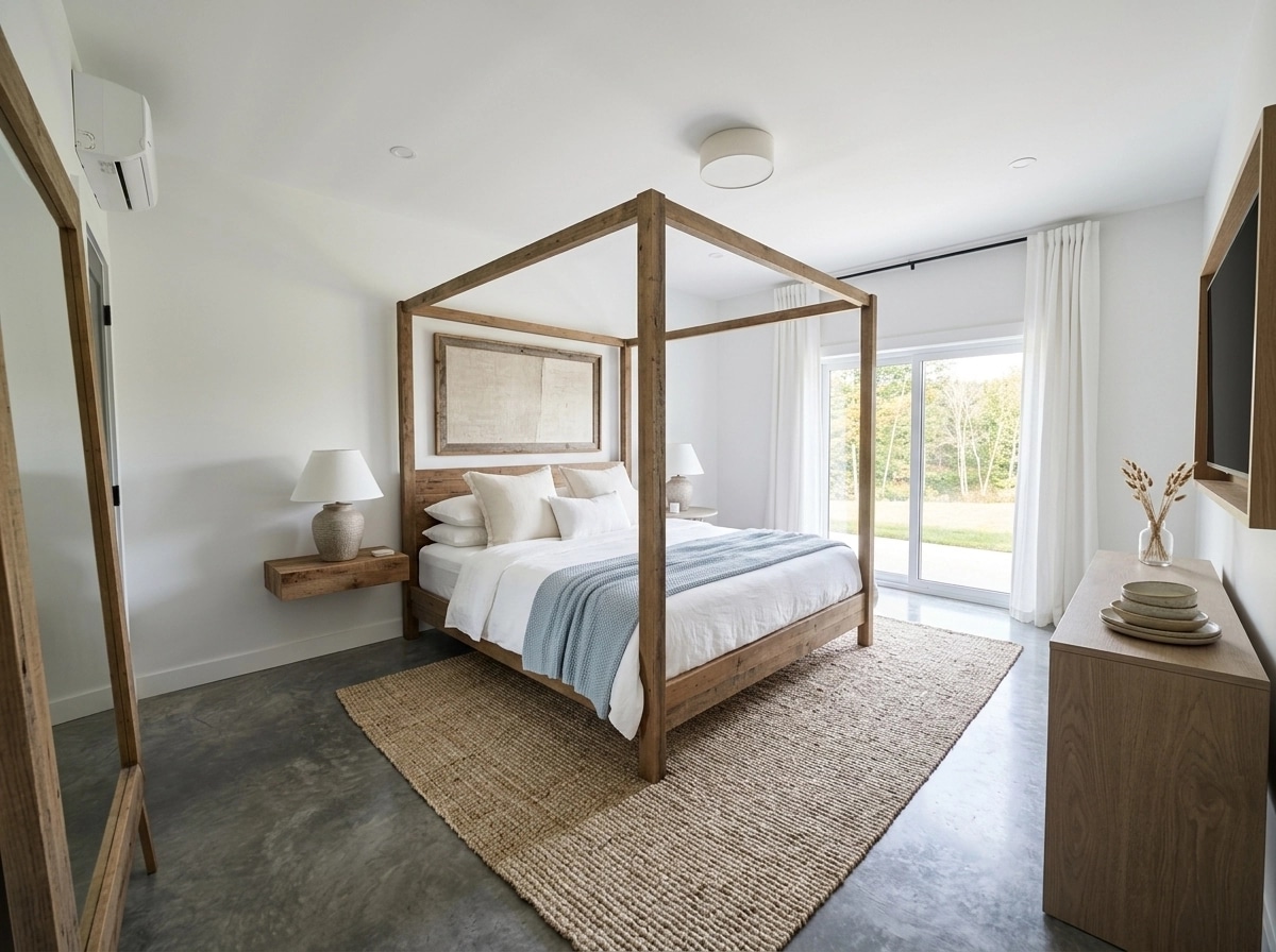 Interior design in Coastal / Hamptons style — Bedroom by GenRoom AI