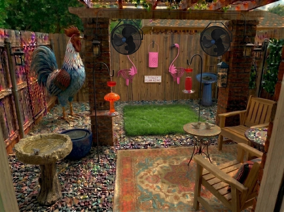 Landscape design in Mediterranean Yard style — Yard by GenRoom AI