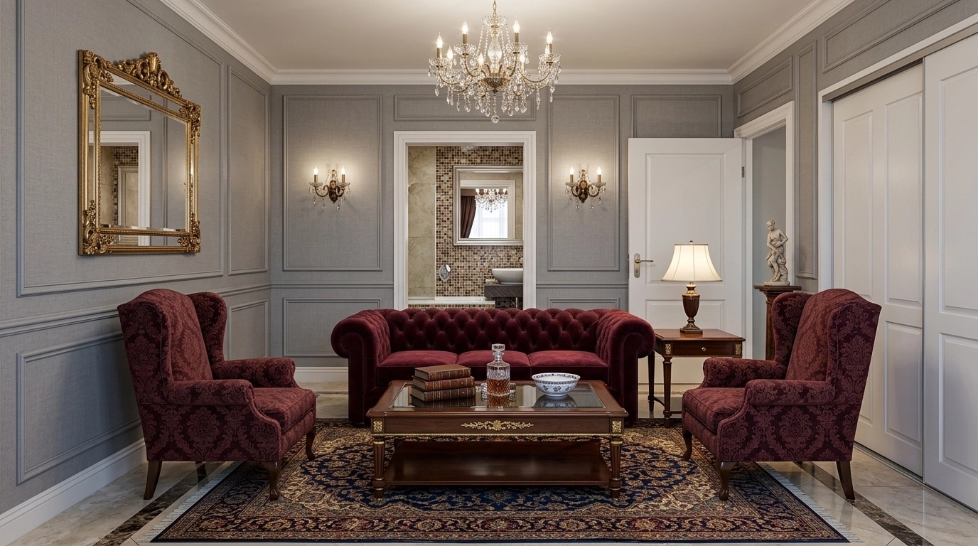Interior design in Classic style — Living Room by GenRoom AI