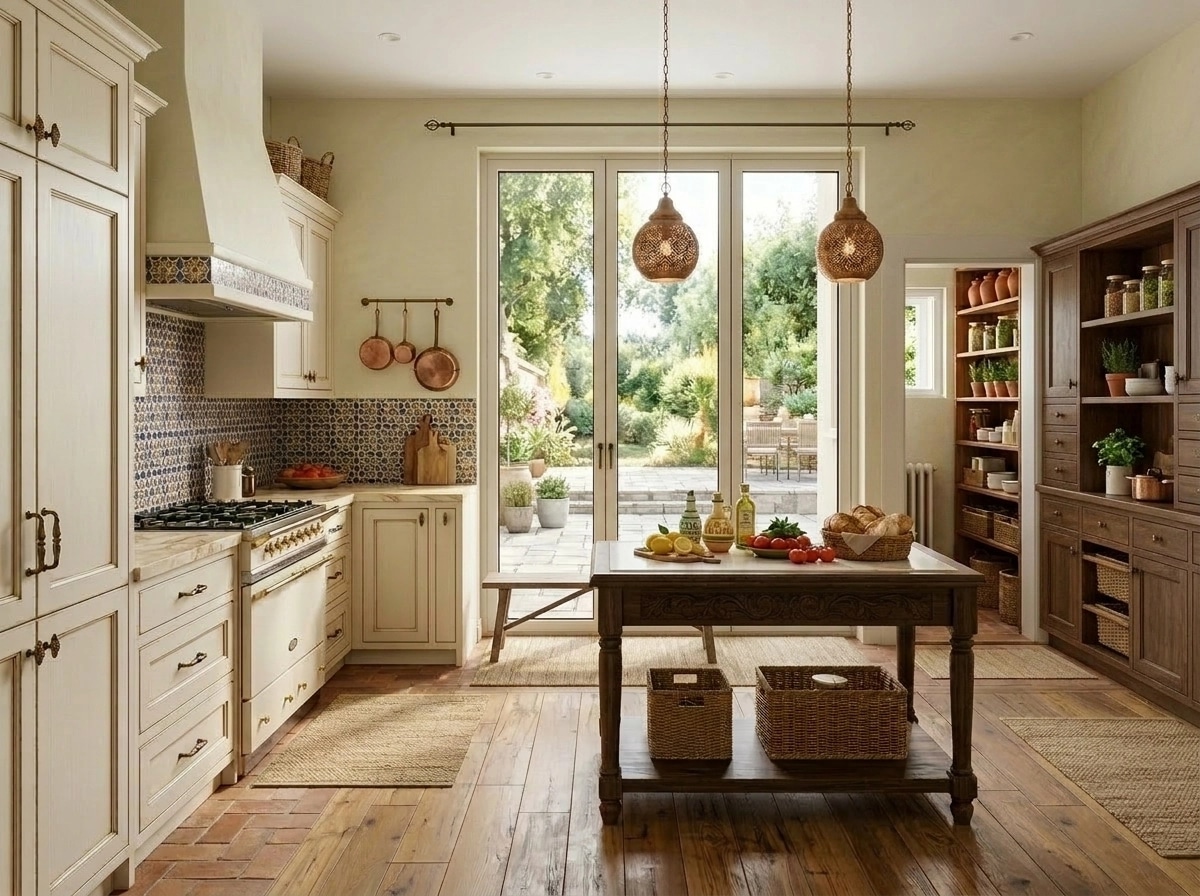 Mediterranean Kitchen design — interior photo by GenRoom AI