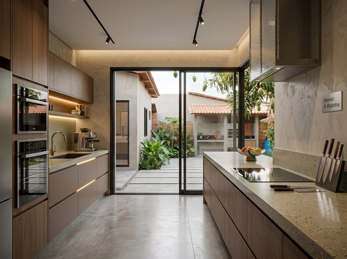Interior design in Contemporary style — Kitchen by GenRoom AI