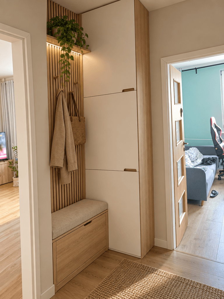 Interior design in Scandinavian style — Hallway by GenRoom AI