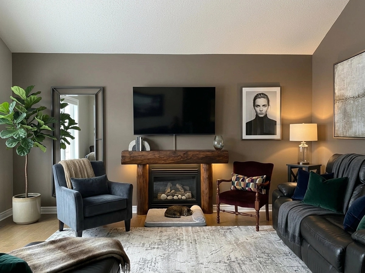 Interior design in Contemporary style — Living Room by GenRoom AI