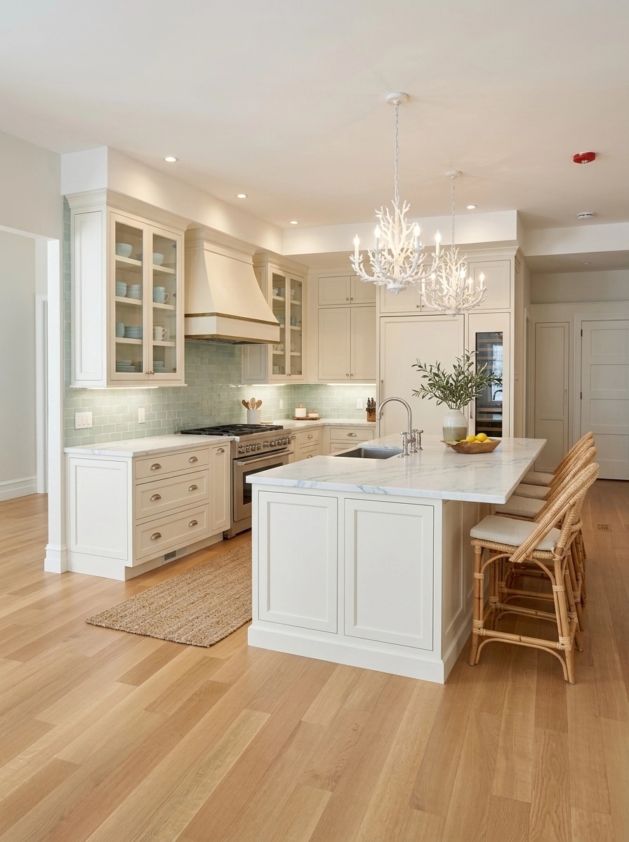 Design d'intérieur en style Coastal / Hamptons — Cuisine par GenRoom AI