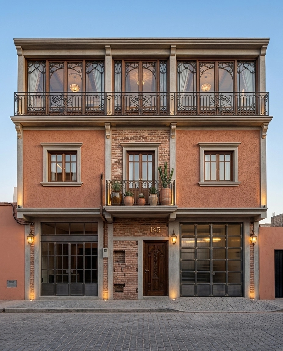Facade design in Eclectic Facade style — Facade by GenRoom AI