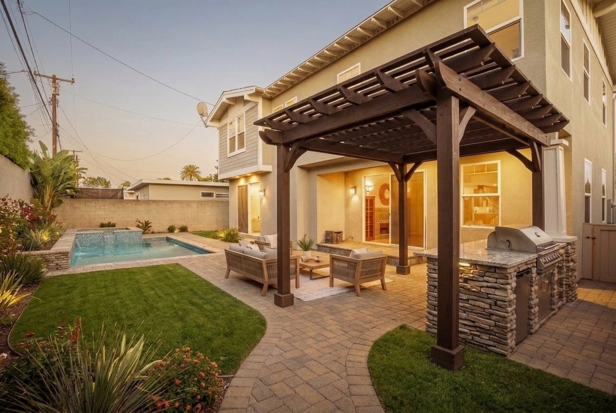 Yard design in no_style style — photo by GenRoom AI