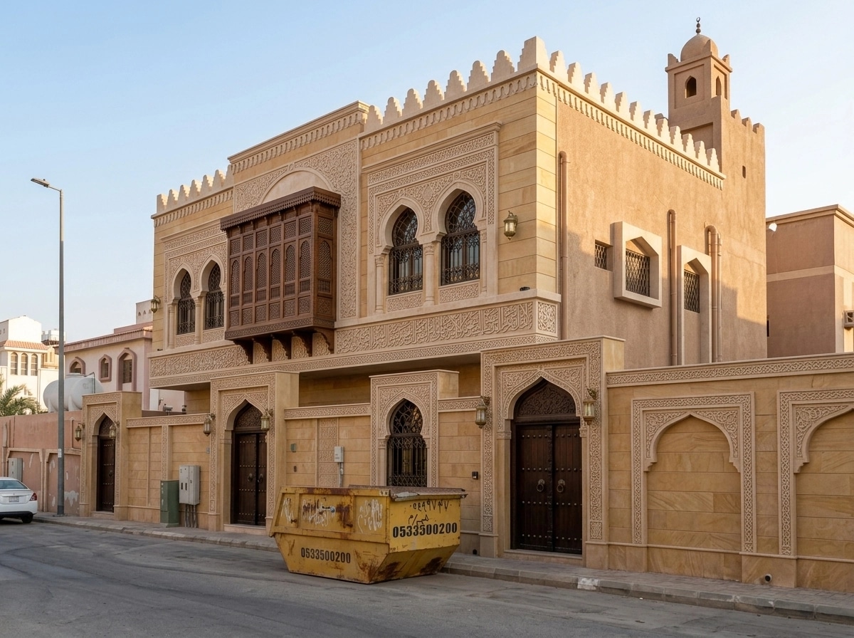 Arabian Facade Facade design — facade photo by GenRoom AI