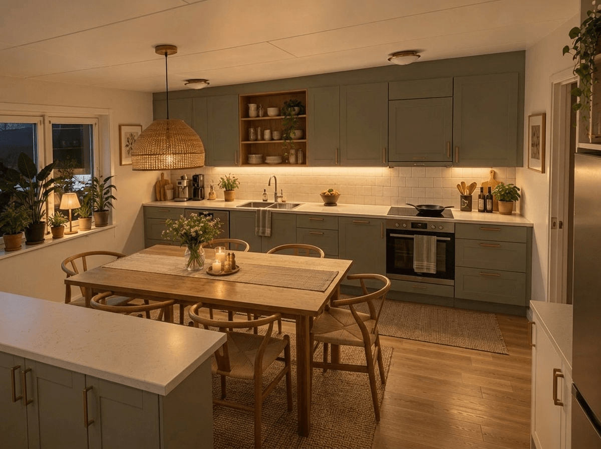 Kitchen interior in no_style style — photo by GenRoom AI